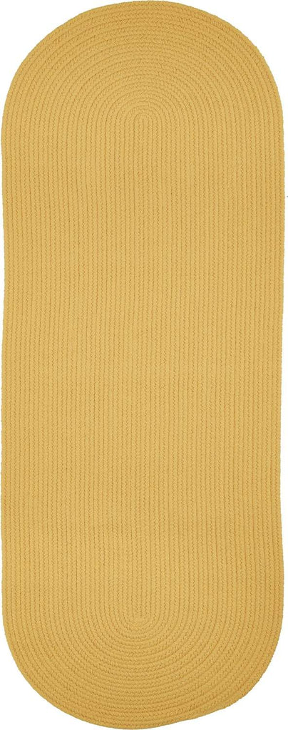 rhody solid poly s041 daffodil rug