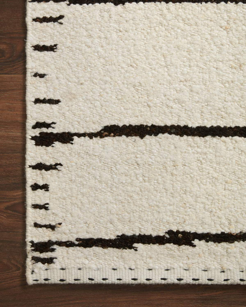 loloi rugs roman rom 05 ivory black rug