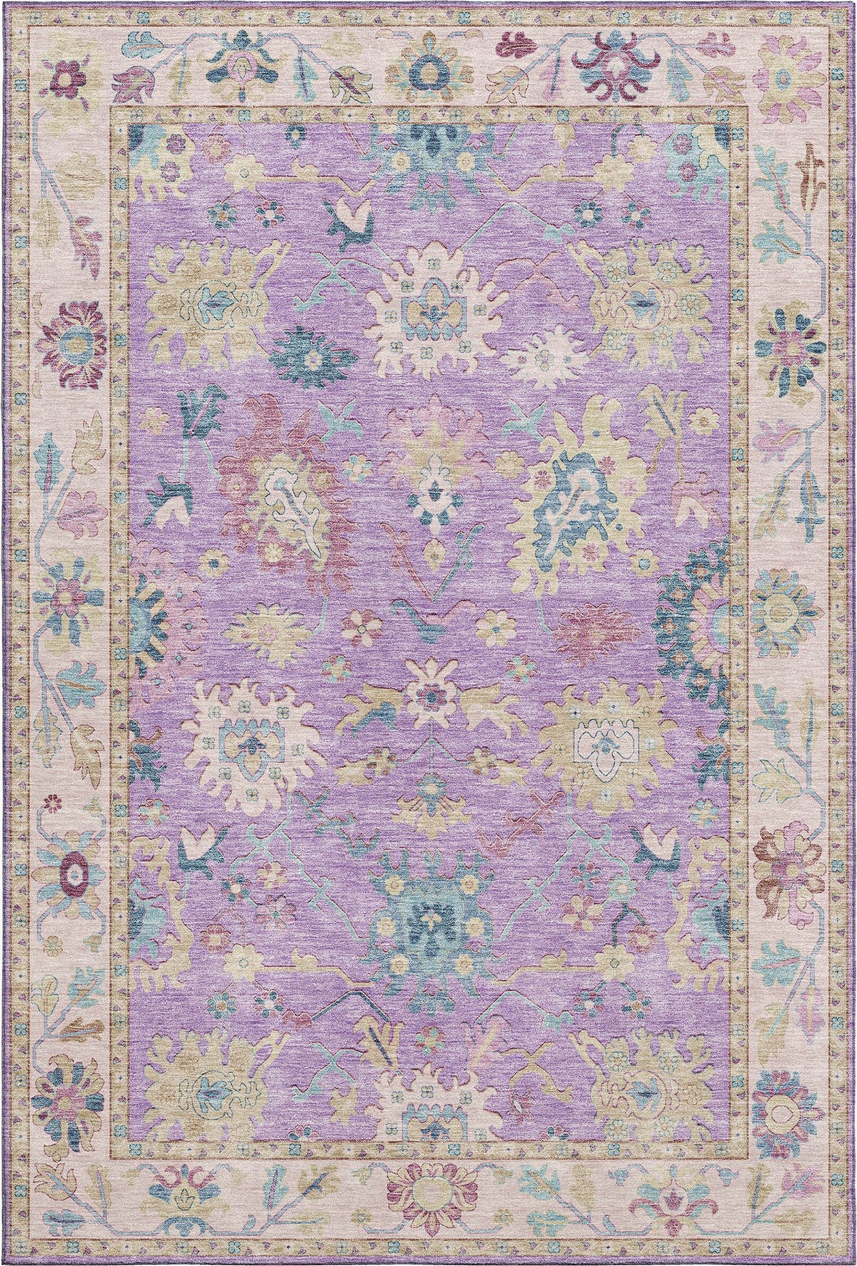 dalyn hatay hy7 purple rug