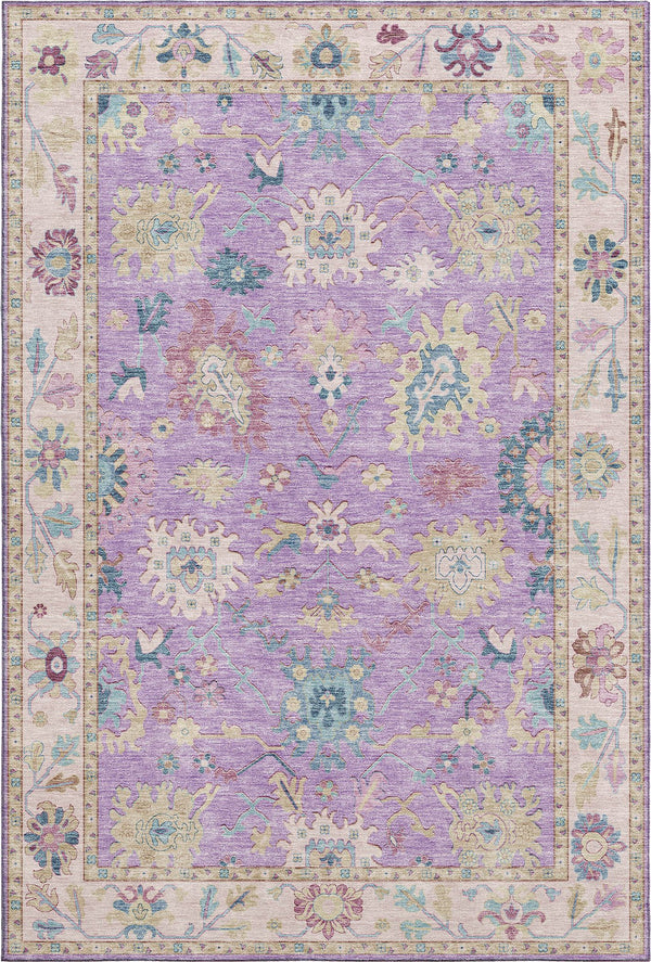 dalyn hatay hy7 purple rug