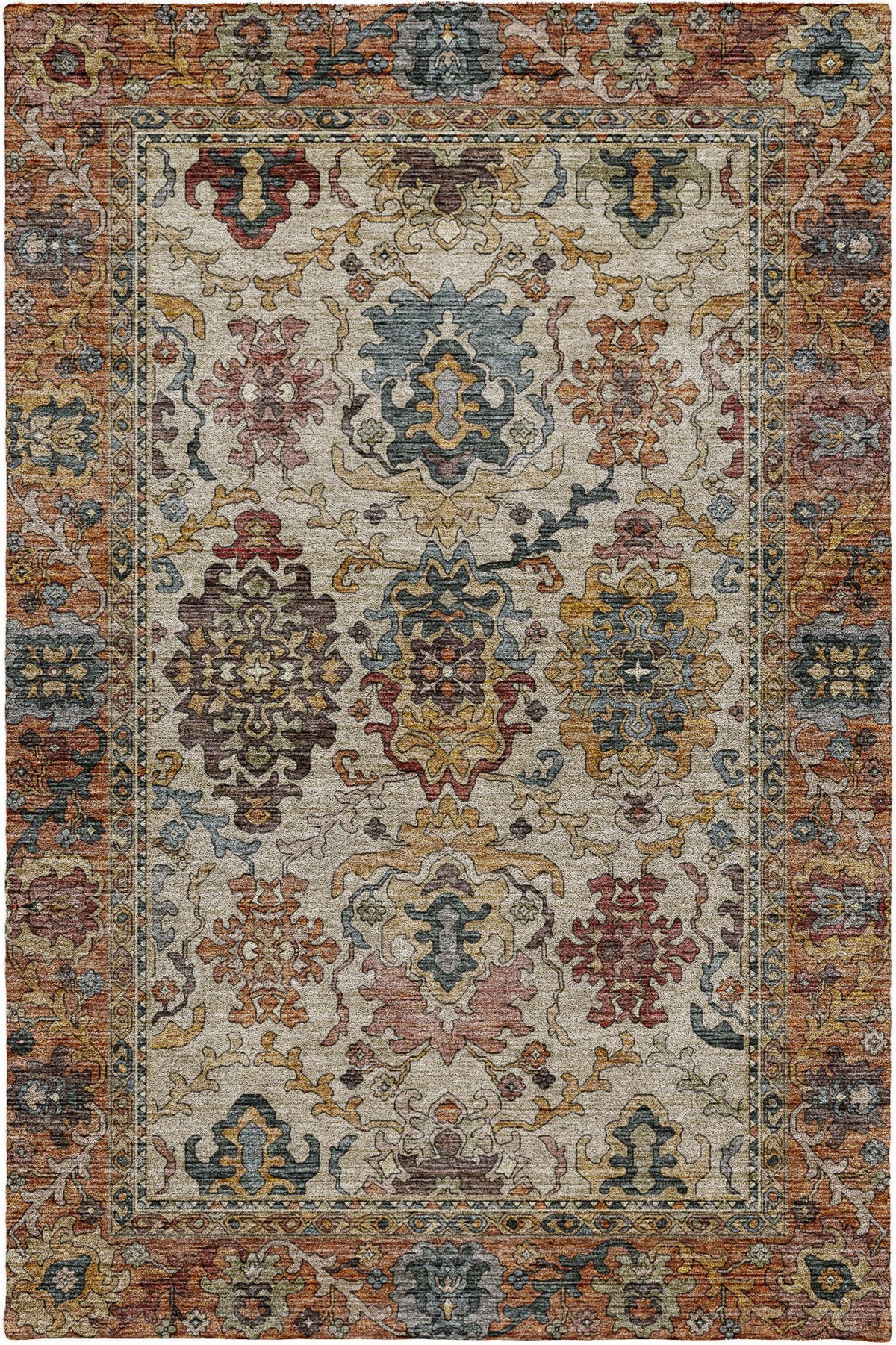 dalyn silk road sr5 copper rug