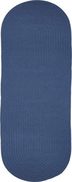 rhody solid poly s028 marina blue rug