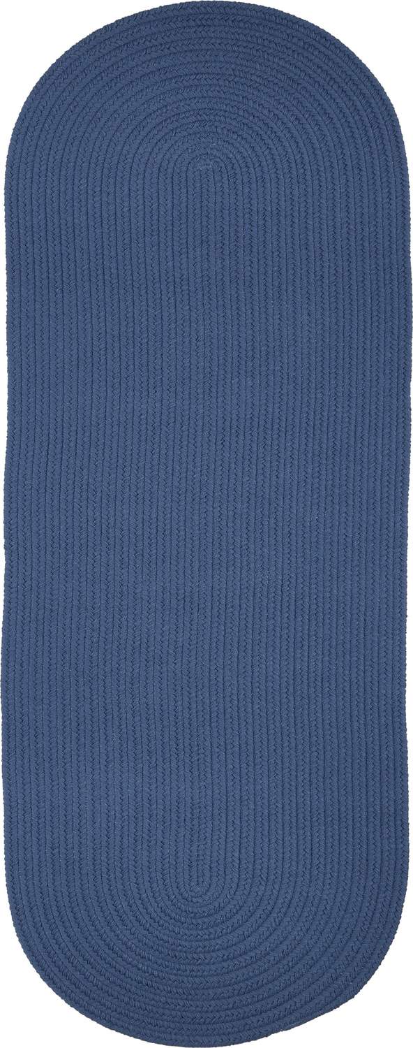 rhody solid poly s028 marina blue rug