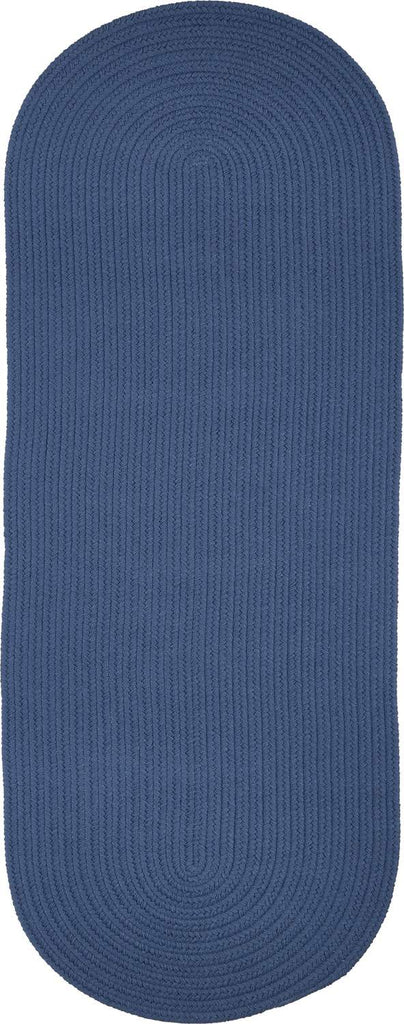 rhody solid poly s028 marina blue rug