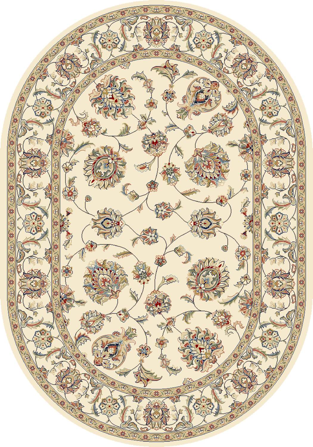 dynamic rugs ancient garden 57365 6464 ivory rug