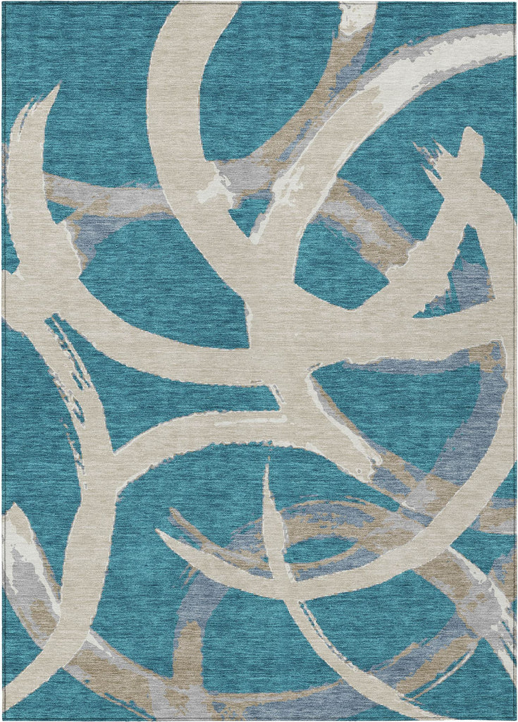 addison chantille acn1022 teal rug