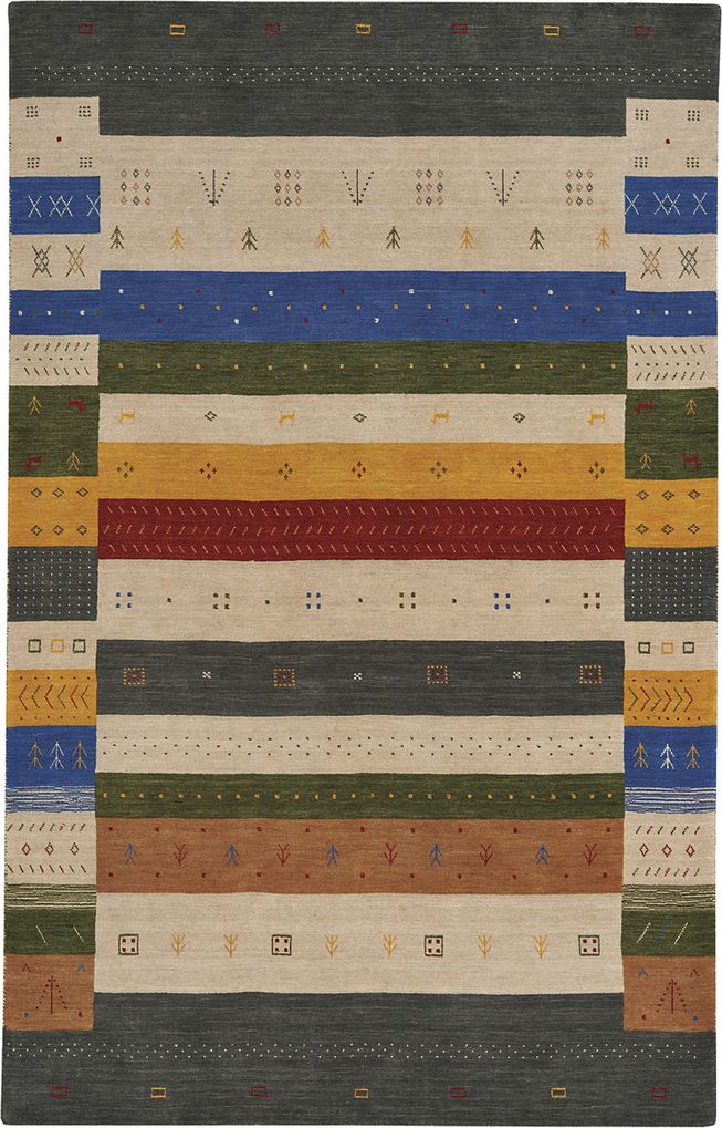 capel simply gabbeh 3495 multi rug