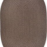 rhody solid poly s026 dark taupe rug