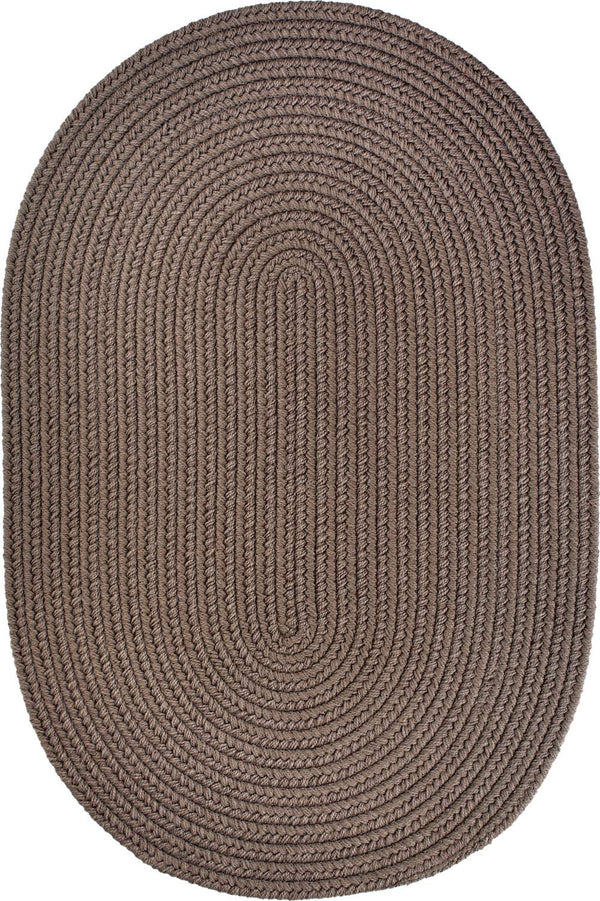 rhody solid poly s026 dark taupe rug