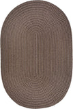 rhody solid poly s026 dark taupe rug