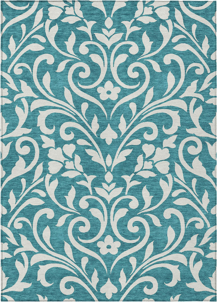 addison chantille acn875 teal rug