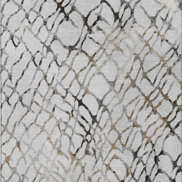 addison mayfield amf609 silver rug