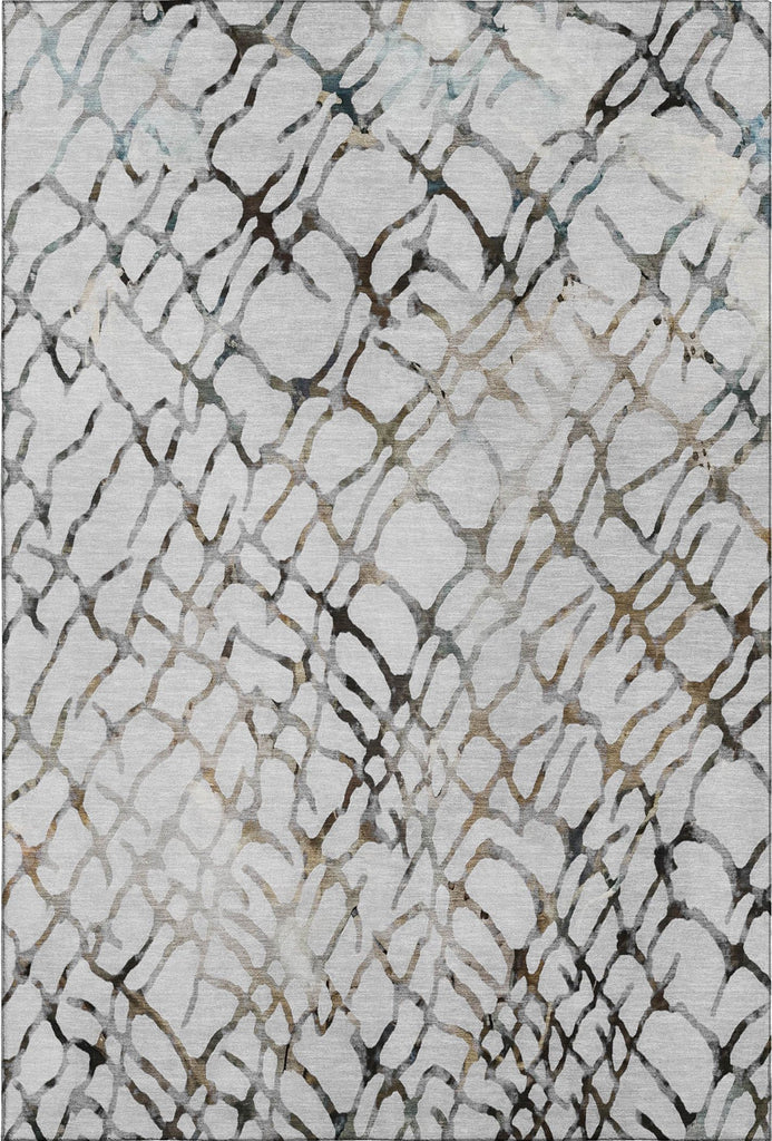addison mayfield amf609 silver rug