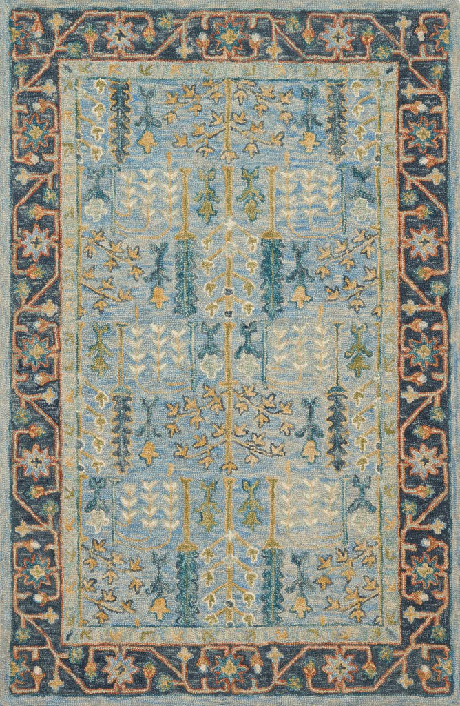 loloi rugs victoria vk 12 light blue dark blue rug