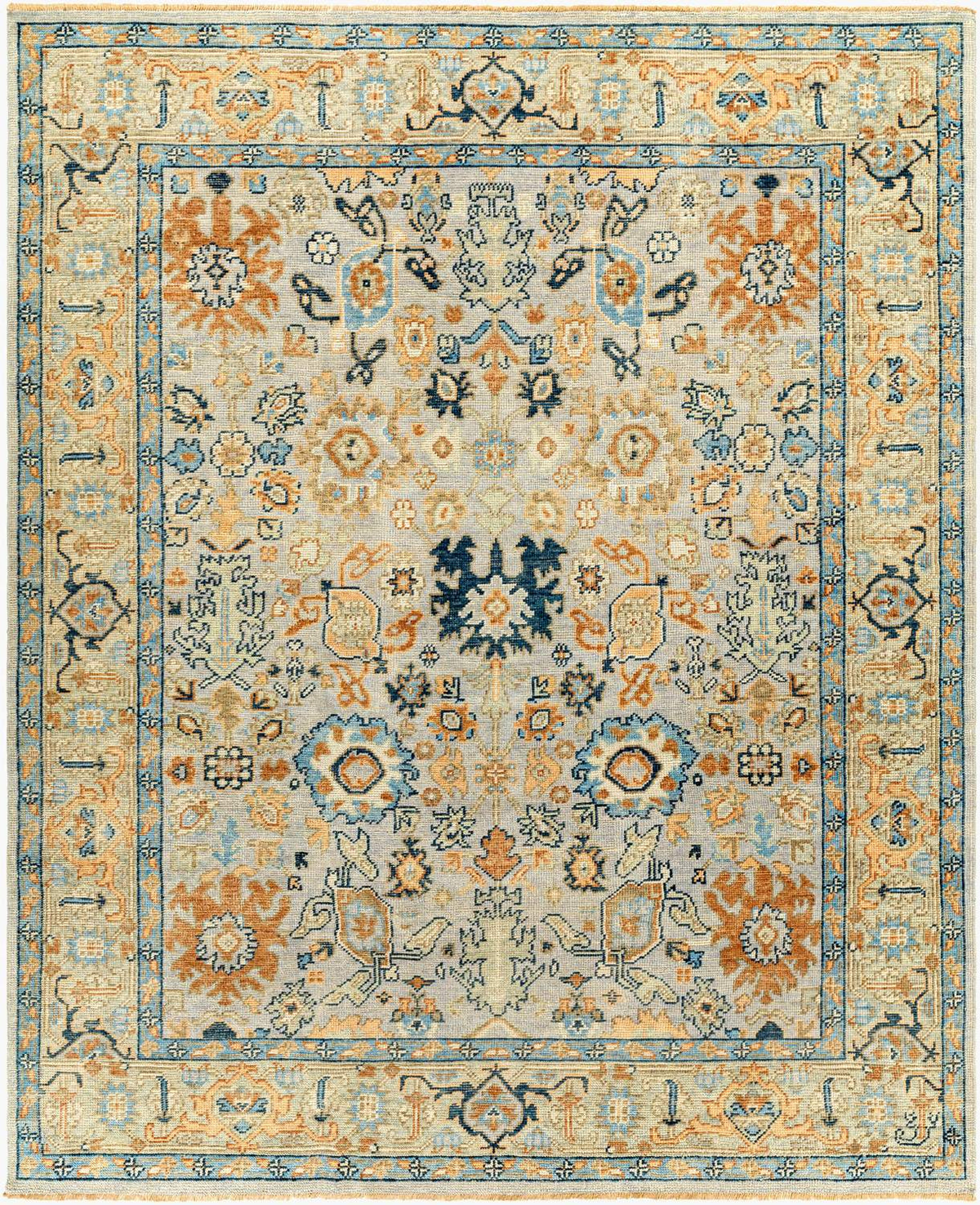 surya reign reg 2314 blue rug