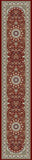 dynamic rugs ancient garden 57119 1414 red rug