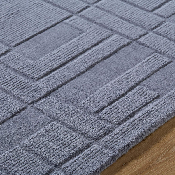 surya luxuries flw 2302 slate gray rug