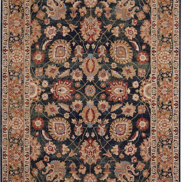 capel kindred peshawar 3452 navy rug