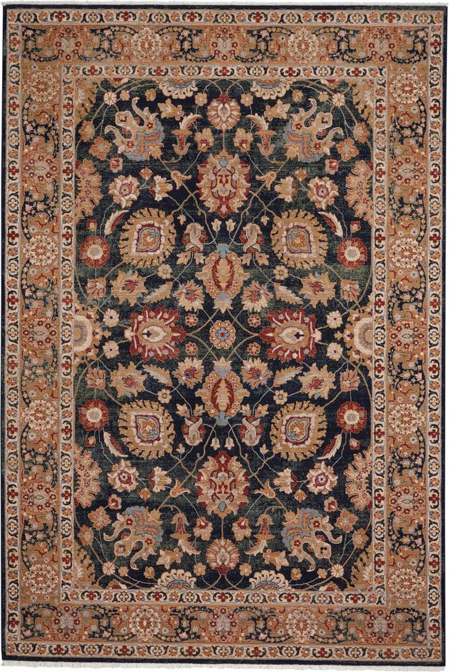 capel kindred peshawar 3452 navy rug
