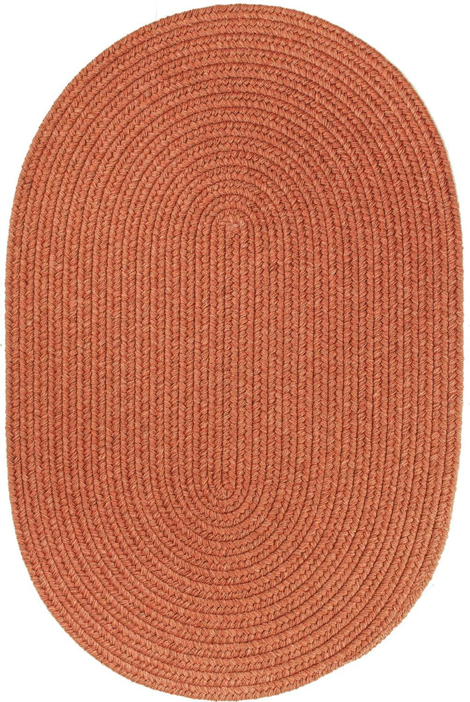 rhody solid wool s108 terra cotta rug