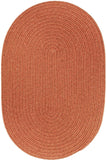 rhody solid wool s108 terra cotta rug