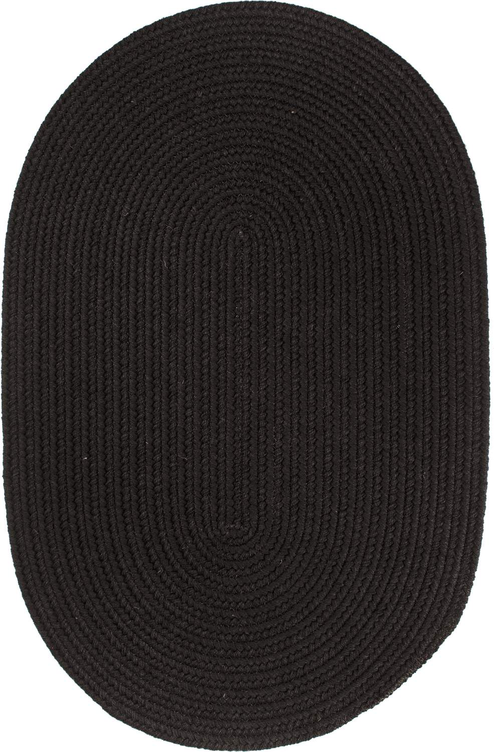 rhody solid wool s112 black rug