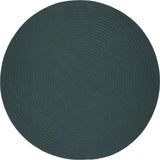 rhody solid poly s034 teal rug