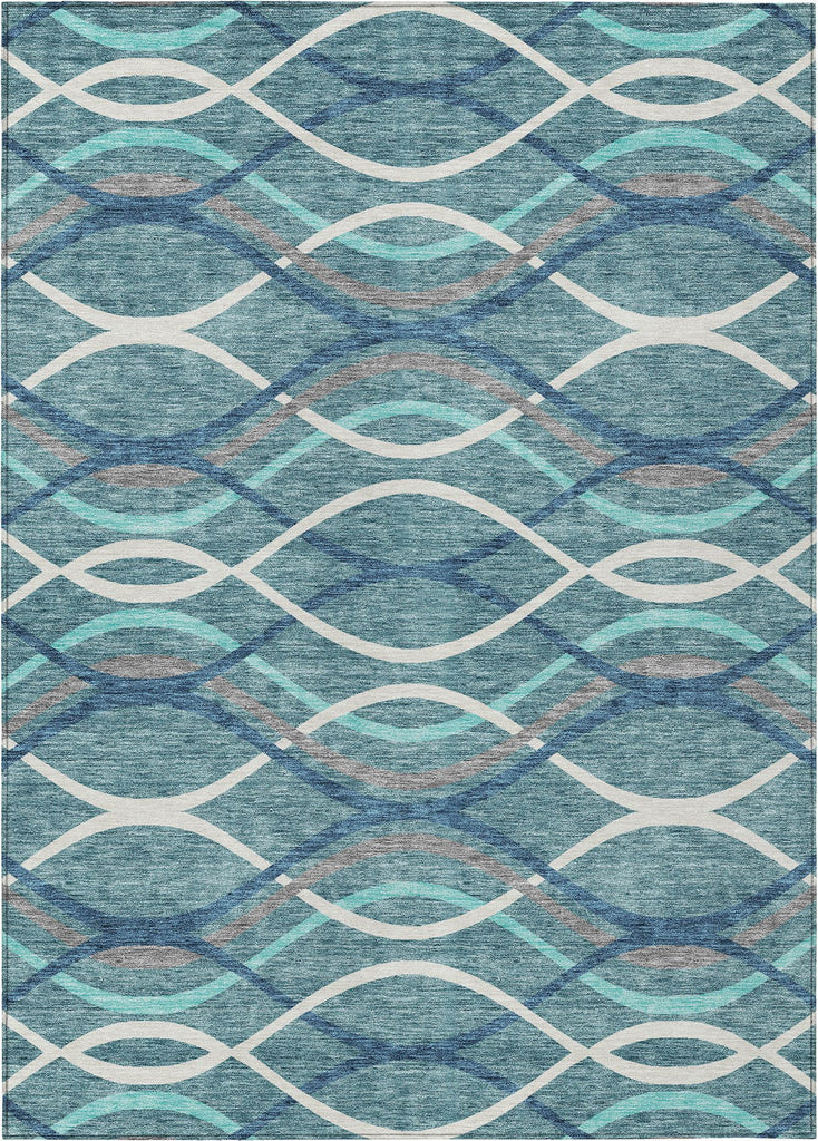 addison chantille acn757 teal rug