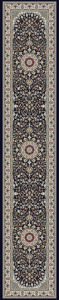 dynamic rugs ancient garden 57119 3434 blue rug