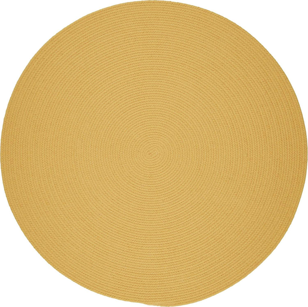 rhody solid poly s041 daffodil rug