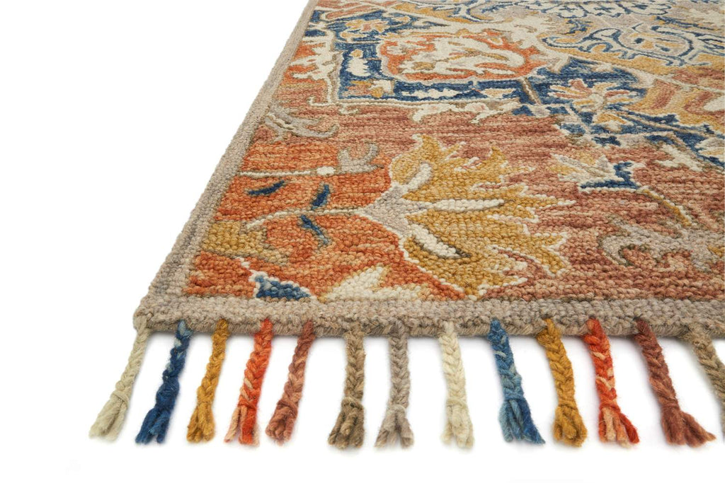 loloi rugs zharah zr 10 rust blue rug