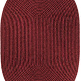 rhody solid wool s157 red wine rug