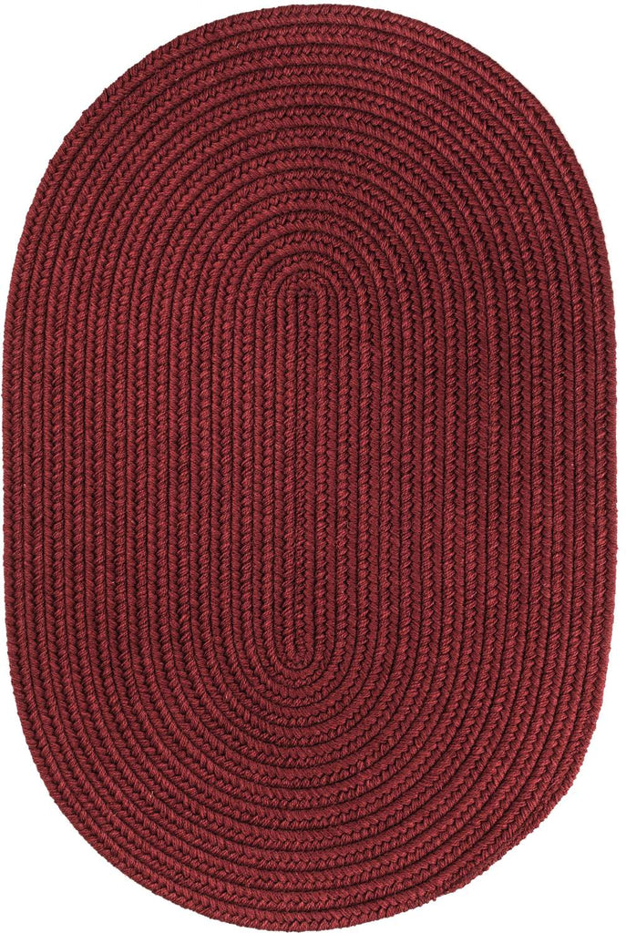 rhody solid wool s157 red wine rug