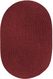 rhody solid wool s157 red wine rug