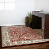 dynamic rugs ancient garden 57078 1414 red rug