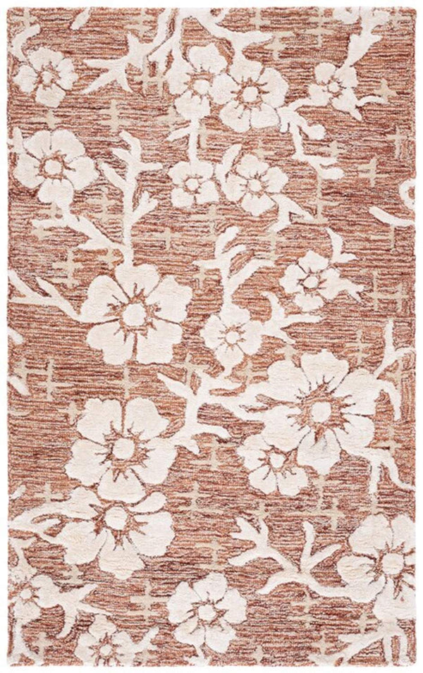 safavieh clearance glamour glm540p rust rug