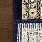 dynamic rugs ancient garden 57078 3434 blue rug