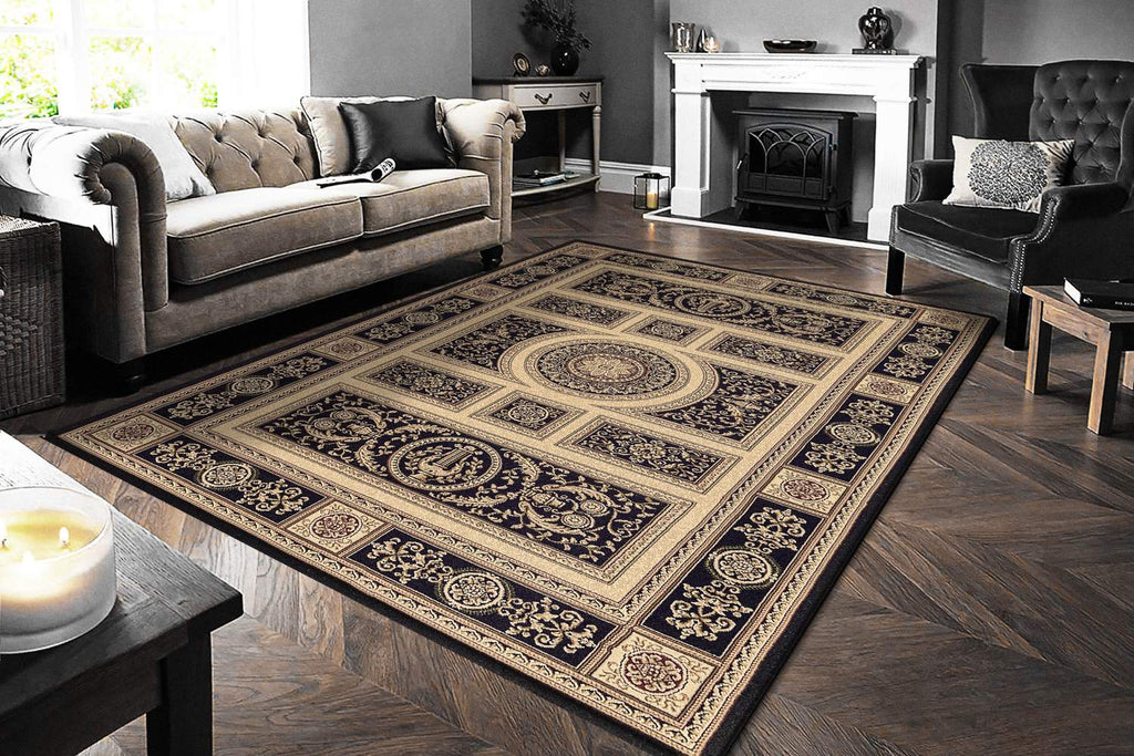 dynamic rugs legacy 58021 090 black rug