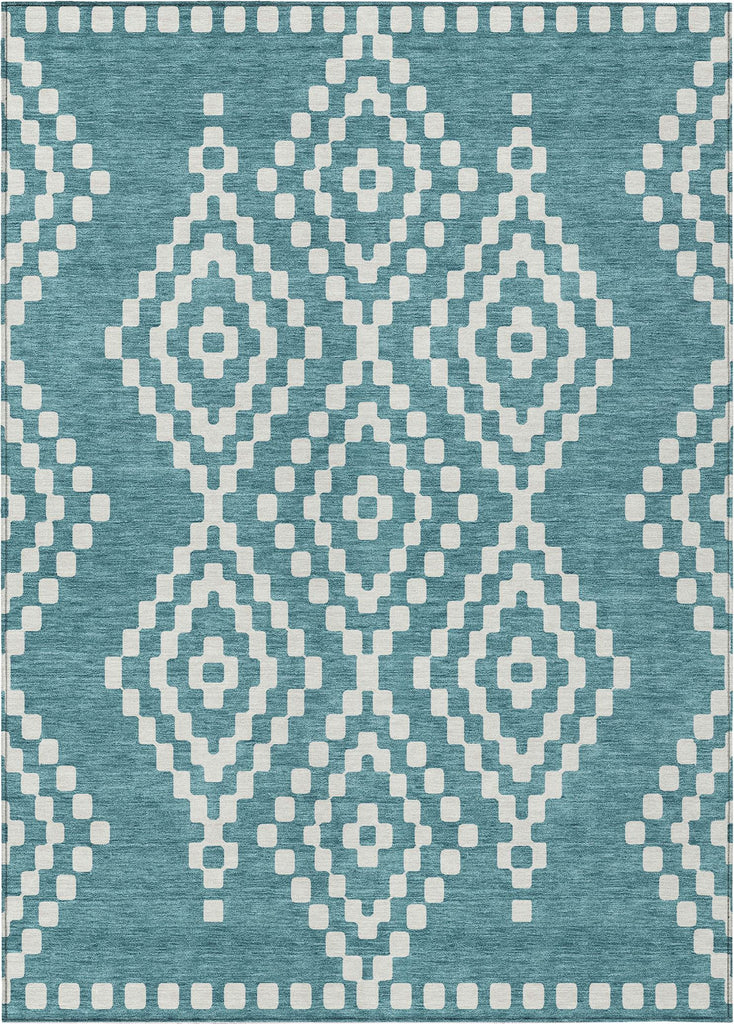 addison chantille acn891 teal rug