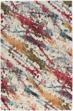 capel flame splatter 3814 ivory rug