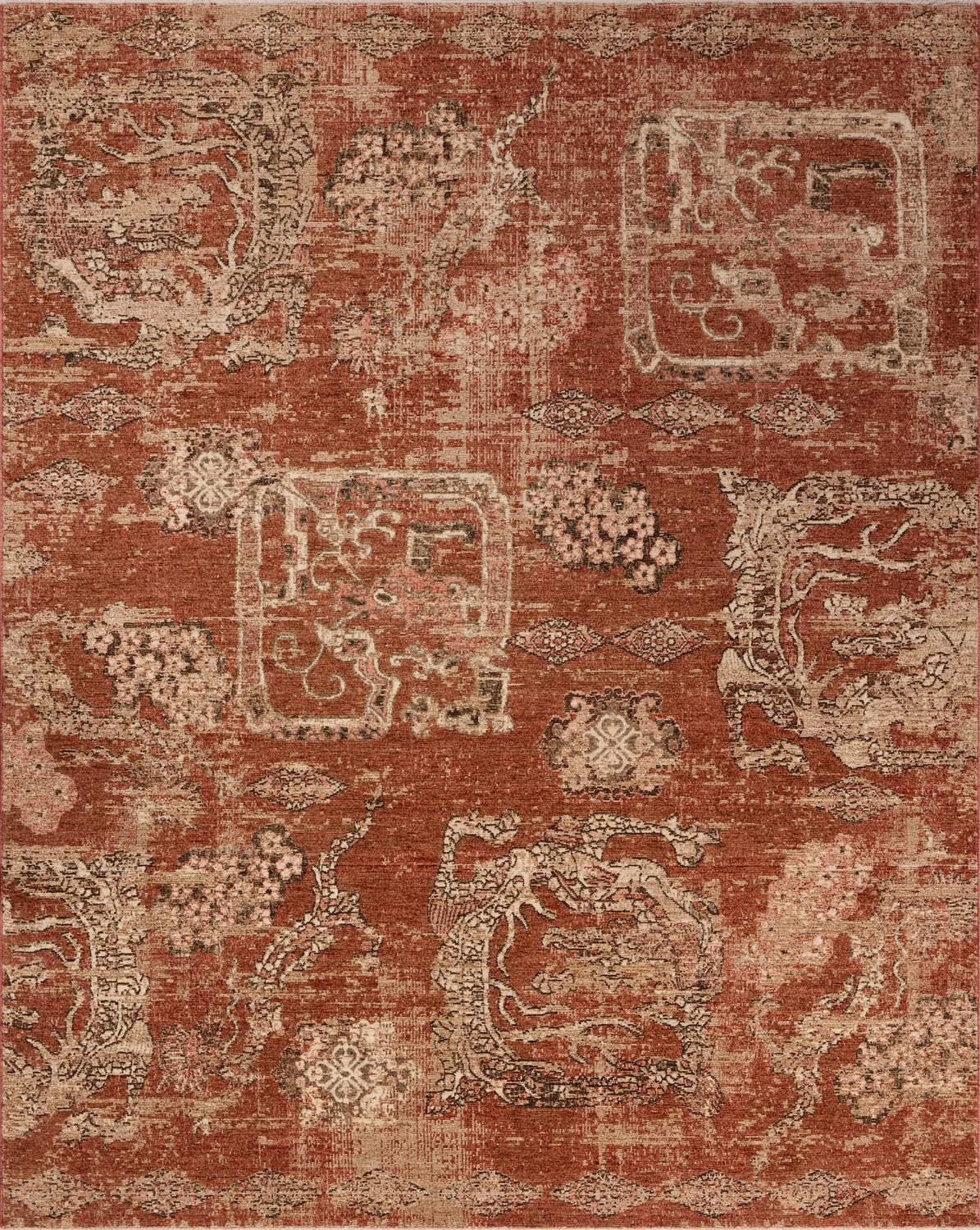 loloi rugs winchester wnc 09 brick beige rug