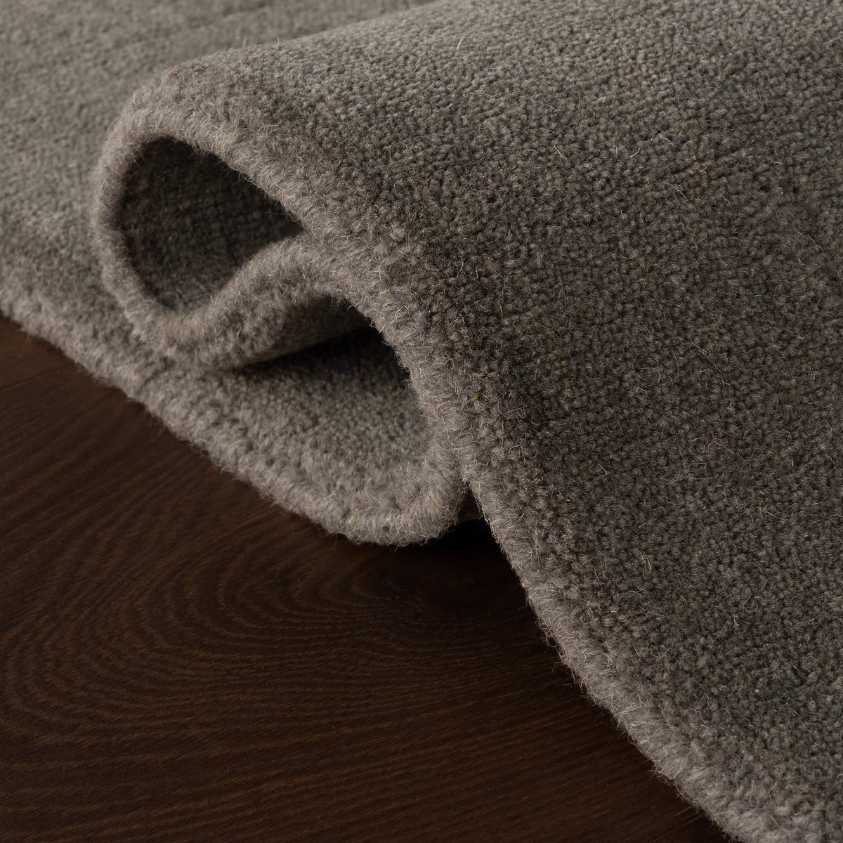 dash albert gania da2532 grey loom knotted wool rug