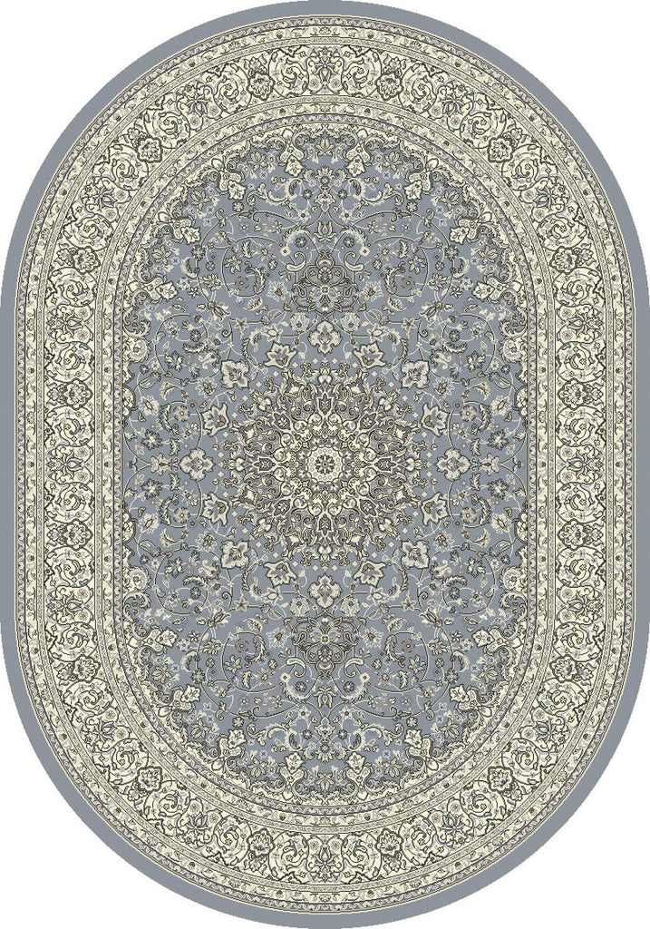 dynamic rugs ancient garden 57119 4646 steel blue rug