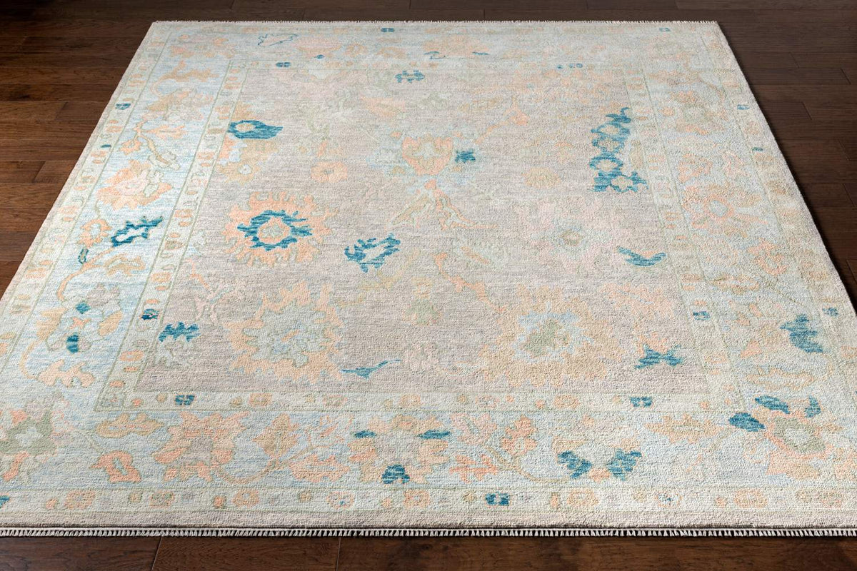 surya ushak usk 2301 light pink rug