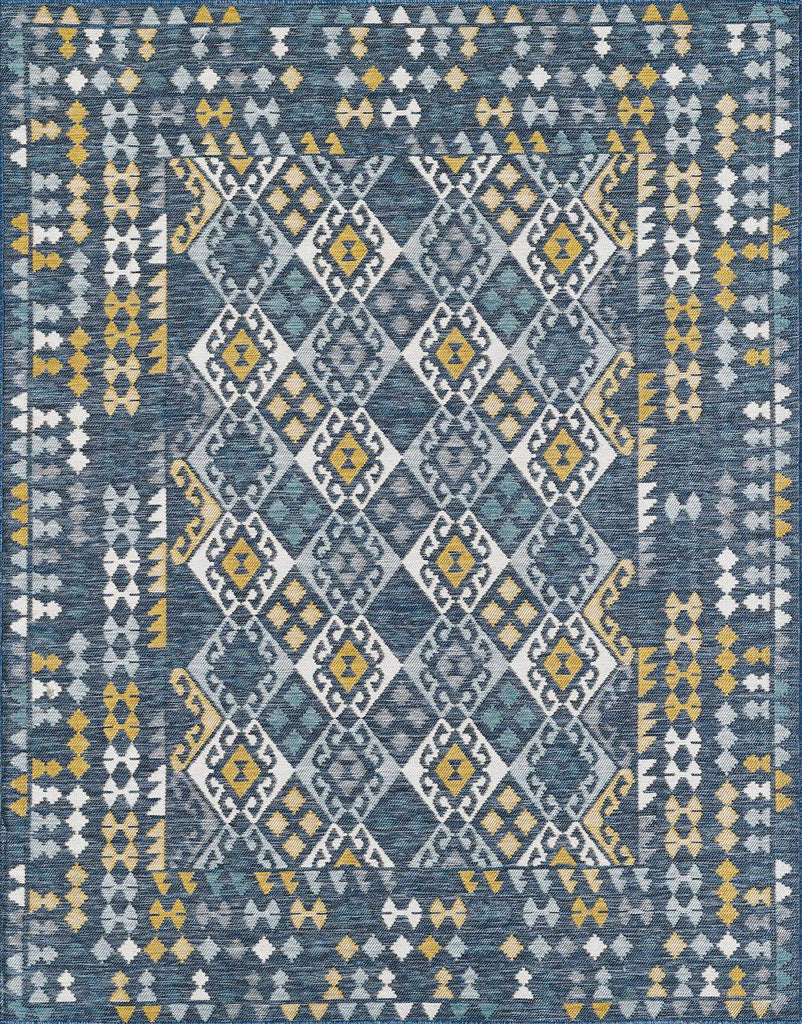 kas oriental dahlia 1402 blue rug