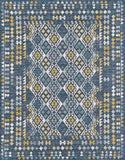 kas oriental dahlia 1402 blue rug
