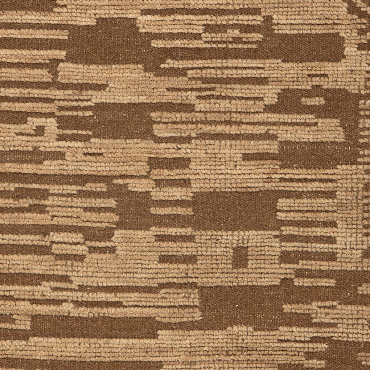 dash albert jex da2553 brown hand knotted wool rug
