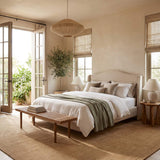 dash albert gania da2535 tan loom knotted wool rug
