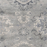 dash albert lila da2309 grey hand knotted wool rug