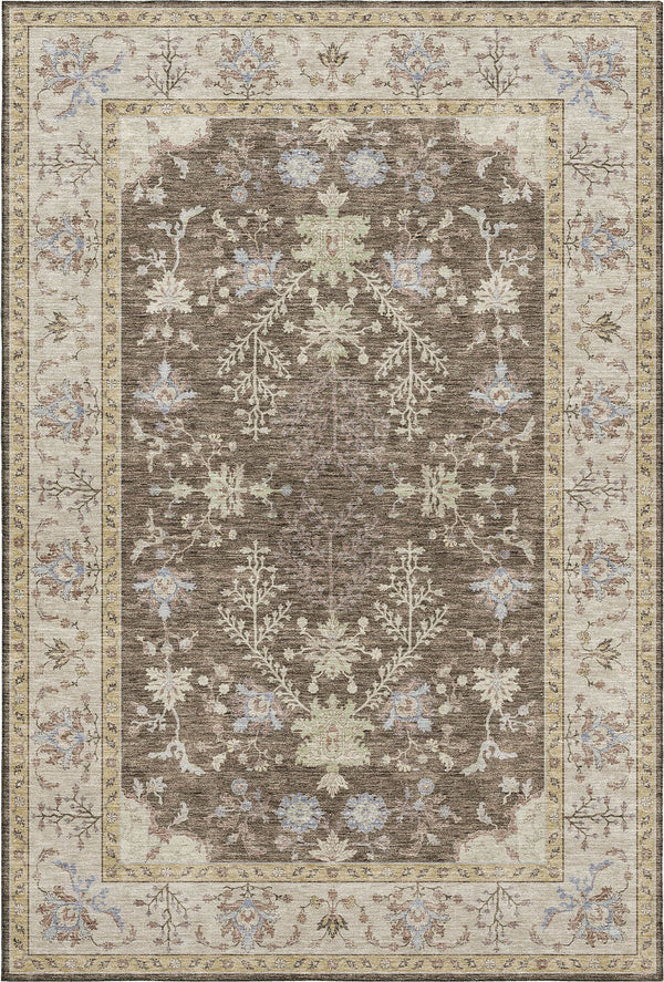 dalyn hatay hy9 brown rug